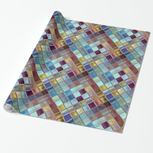 Stormy Skies  Tile Art Cadeaupapier (Uitgerold)