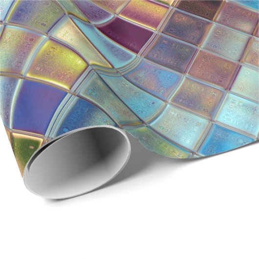 Stormy Skies Tile Art Cadeaupapier (Rol Hoek)