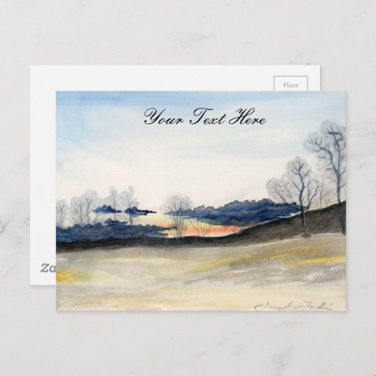 Stormy Sky Briefkaart (Voorkant / Achterkant)