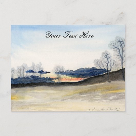 Stormy Sky Briefkaart (Voorkant)