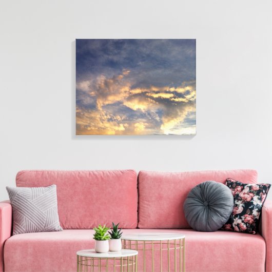 Stormy Sky Canvas Afdruk (Insitu (Woonkamer))
