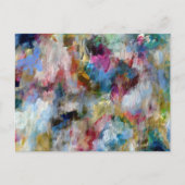 Stormy Sky Expressive Hedendaagse beeldende kunst Briefkaart (Voorkant)