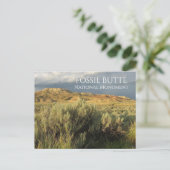 Stormy Sky Fossil Butte National Monument Wyoming Briefkaart (Staand voorkant)
