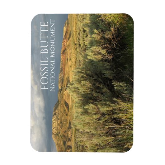 Stormy Sky Fossil Butte National Monument Wyoming Magneet (Verticaal)