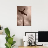 Stormy Sky op Oconnell Court Poster (Thuiskantoor)