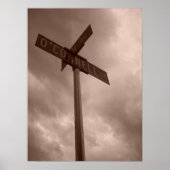 Stormy Sky op Oconnell Court Poster (Voorkant)