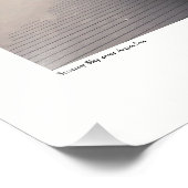 Stormy Sky over Aqua Zee Foto Afdruk (Hoek)