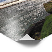 Stormy Sky over de Indische rivierbrug Foto Afdruk (Hoek)