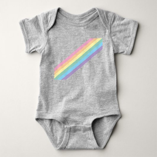 Stormy Sky & Rainbow Baby Bodysuit (Voorkant)