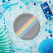 Stormy Sky & Rainbow Paper Borden Papieren Bordje (Feest)