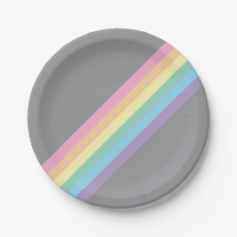 Stormy Sky & Rainbow Paper Borden Papieren Bordje