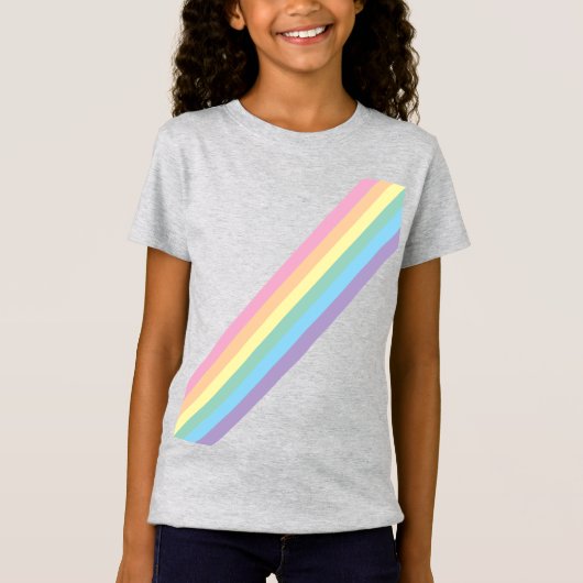 Stormy Sky & Rainbow T-shirt voor kinderen (Voorkant)