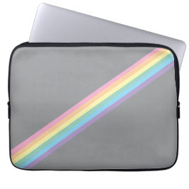 Stormy Sky & Rainbow Tablet Hoesje Laptop Sleeve