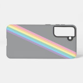 Stormy Sky & Rainbow telefoonhoesje Samsung Galaxy Hoesje (Achterkant horizontaal)