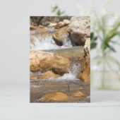 Stormy stream in het voorjaar (Staand voorkant)