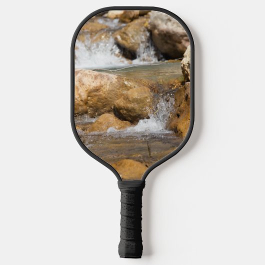 Stormy stream in het voorjaar pickleball paddle (Achterkant)