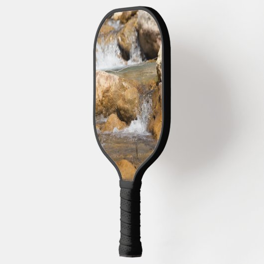 Stormy stream in het voorjaar pickleball paddle (Links)