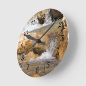 Stormy stream in het voorjaar ronde klok (Hoek)