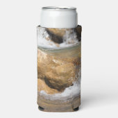 Stormy stream in het voorjaar seltzer blikjeskoeler (Seltzer Voorkant)