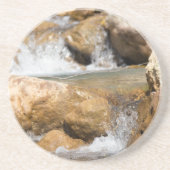 Stormy stream in het voorjaar zandsteen onderzetter (Voorkant)