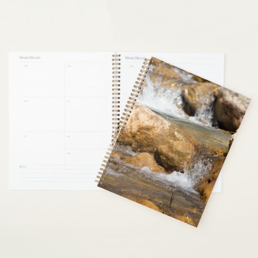 Stormy stream in spring planner (Display)