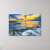 Stormy Sundown Canvas Afdruk (Voorkant)