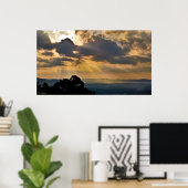 Stormy Sunrise in het Poster van het Ouachita-gebe (Thuiskantoor)