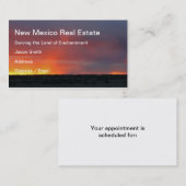 Stormy Sunset Afsprakenkaartje (Voorkant / Achterkant)