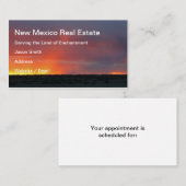 Stormy Sunset Afsprakenkaartje (Voorkant / Achterkant)