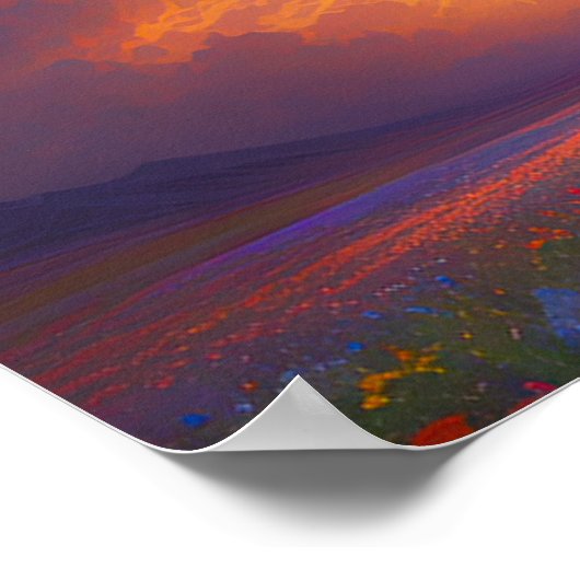 Stormy Sunset Horizon Poster (Hoek)