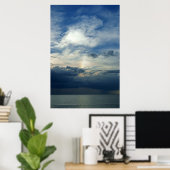 Stormy Sunset Poster (Thuiskantoor)