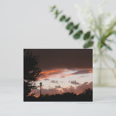 Stormy Texas Sunset Briefkaart (Staand voorkant)