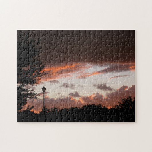 Stormy Texas Sunset Legpuzzel (Horizontaal)
