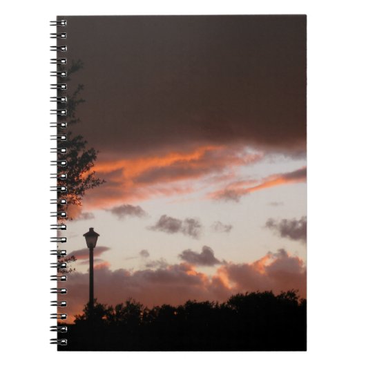 Stormy Texas Sunset Notitieboek (Voorkant)