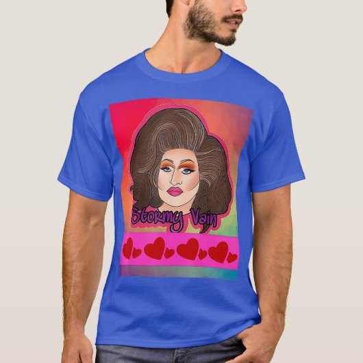 Stormy Vain Drag Queen T-shirt (Voorkant)
