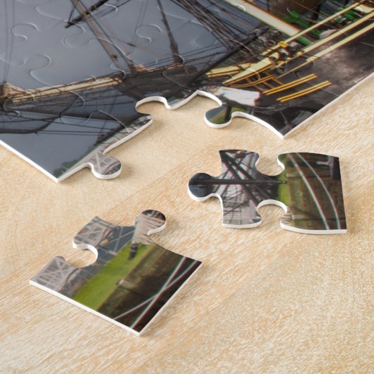 Stormy vanmiddag over het vriendschap legpuzzel (Zijkant)