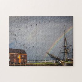 Stormy vanmiddag over het vriendschap legpuzzel