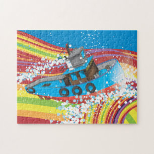 Stormy Vissen Boat Legpuzzel