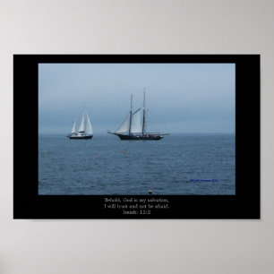 Stormy Waters, Behold, God is mijn redding, Poster