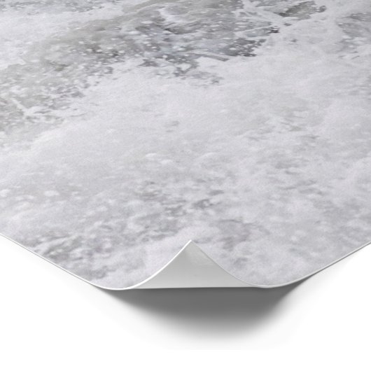 Stormy Wave Crashing Poster (Hoek)