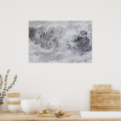 Stormy Wave Crashing Poster (Keuken)