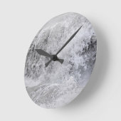 Stormy Wave Crashing Ronde Klok (Hoek)