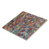 Stormy Weather 6 x 6 keramische tegel Tegeltje (Zijkant)