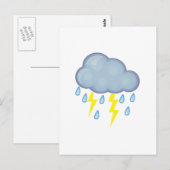 Stormy Weather Briefkaart (Voorkant / Achterkant)