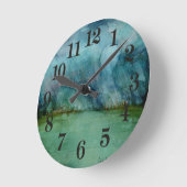 Stormy Weather Clock Ronde Klok (Hoek)