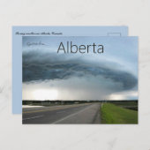 Stormy Weather in Alberta Canada Briefkaart (Voorkant / Achterkant)