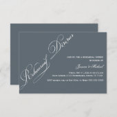 Stormy Weather Rehearsal Dinner Invitation Kaart (Voorkant / Achterkant)