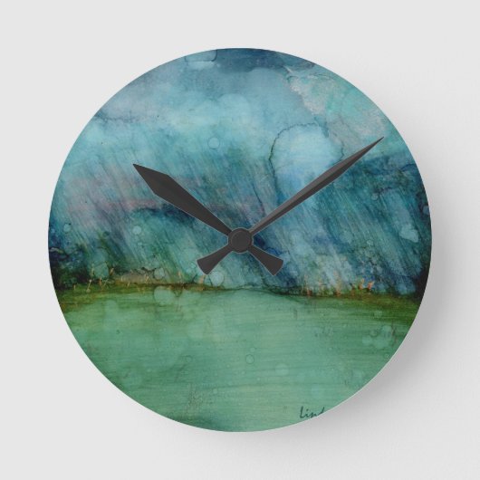 Stormy Weather Ronde Klok (Voorkant)