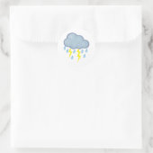Stormy Weather Ronde Sticker (Tas)