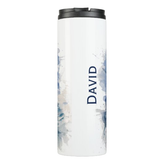 Stormy Weather Sail Boat Thermal Tumbler Thermosbeker (Achterkant)